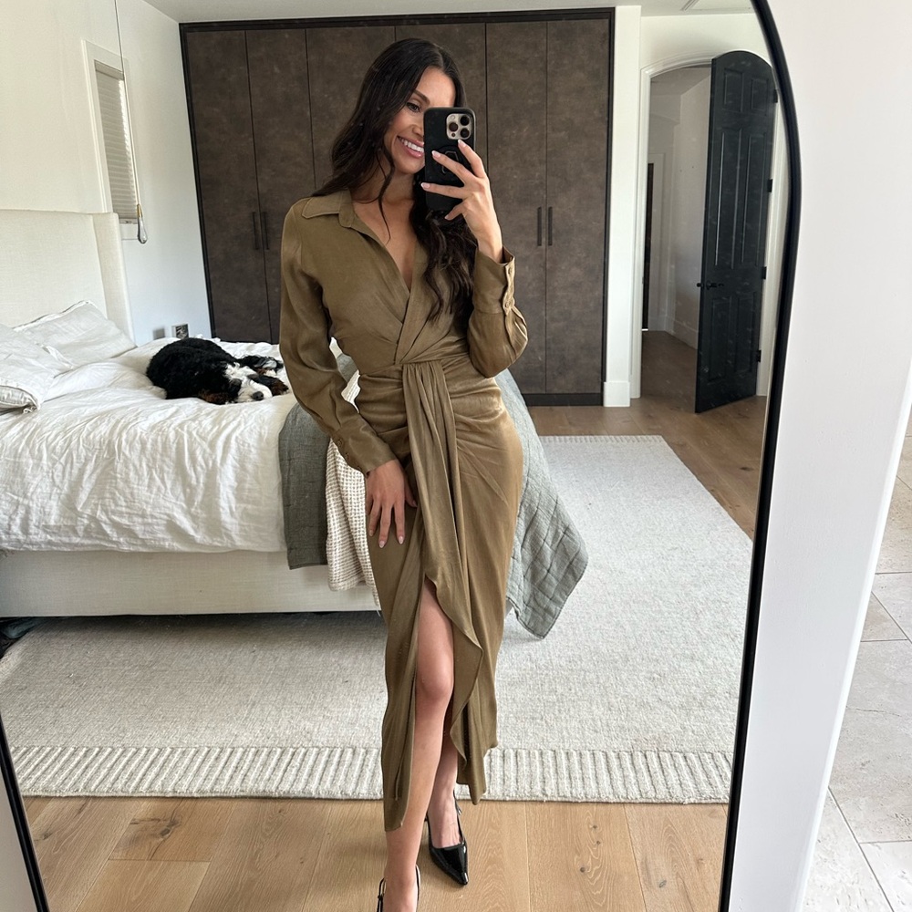 Karina Grimaldi Wrap Dress